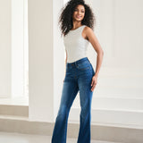 Signature Mid-Rise Denim | Flare (Alamo Wash)