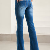 Signature Mid-Rise Denim | Flare (Alamo Wash)