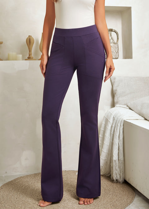 Journey DPYP™ Dress Pant Yoga Pant | Bootcut (Aubergine)