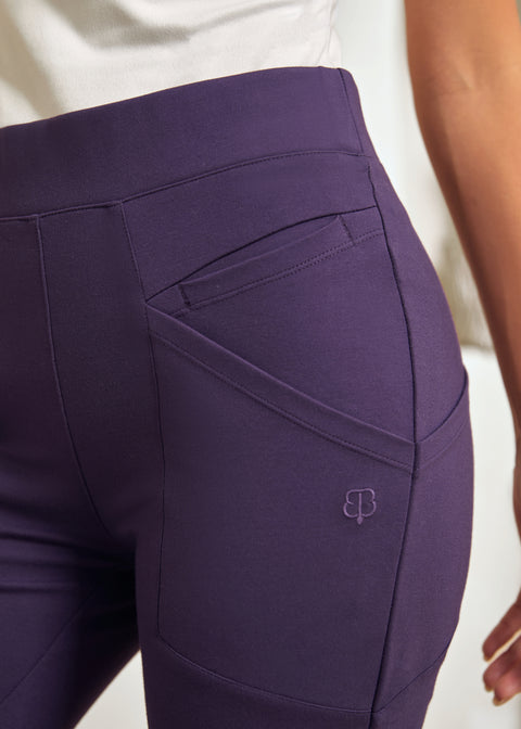 Journey DPYP™ Dress Pant Yoga Pant | Bootcut (Aubergine)