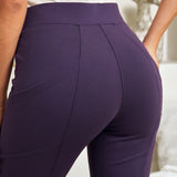 Journey DPYP™ Dress Pant Yoga Pant | Bootcut (Aubergine)