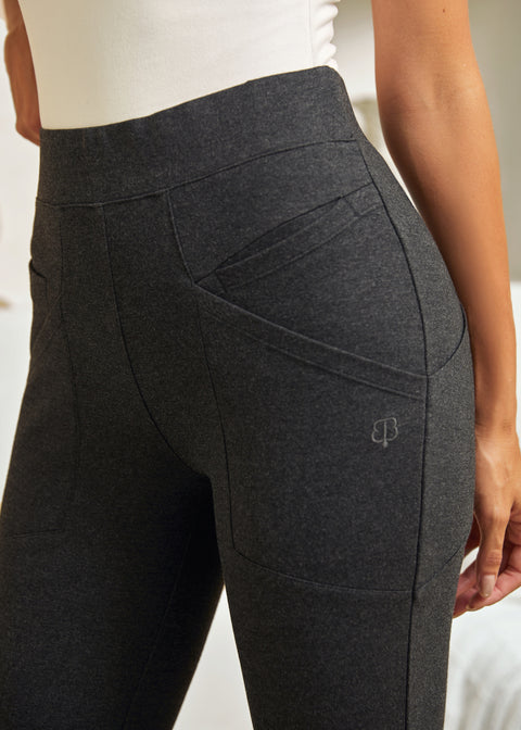 Journey DPYP™ Dress Pant Yoga Pant | Bootcut (Charcoal)