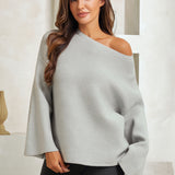 Bell Sleeve Sweater (Heather Gray)