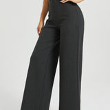 PRESALE ⏰ Classic High-Waist DPYP™ Dress Pant Yoga Pants | Wide (Charcoal)
