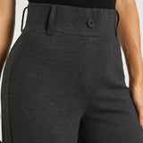PRESALE ⏰ Classic High-Waist DPYP™ Dress Pant Yoga Pants | Wide (Charcoal)