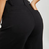 PRESALE ⏰ Two-Pocket DPYP™ Dress Pant Yoga Pant | Wide (Black)