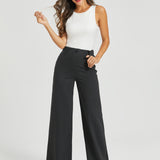 PRESALE ⏰ Two-Pocket DPYP™ Dress Pant Yoga Pant | Wide (Charcoal)