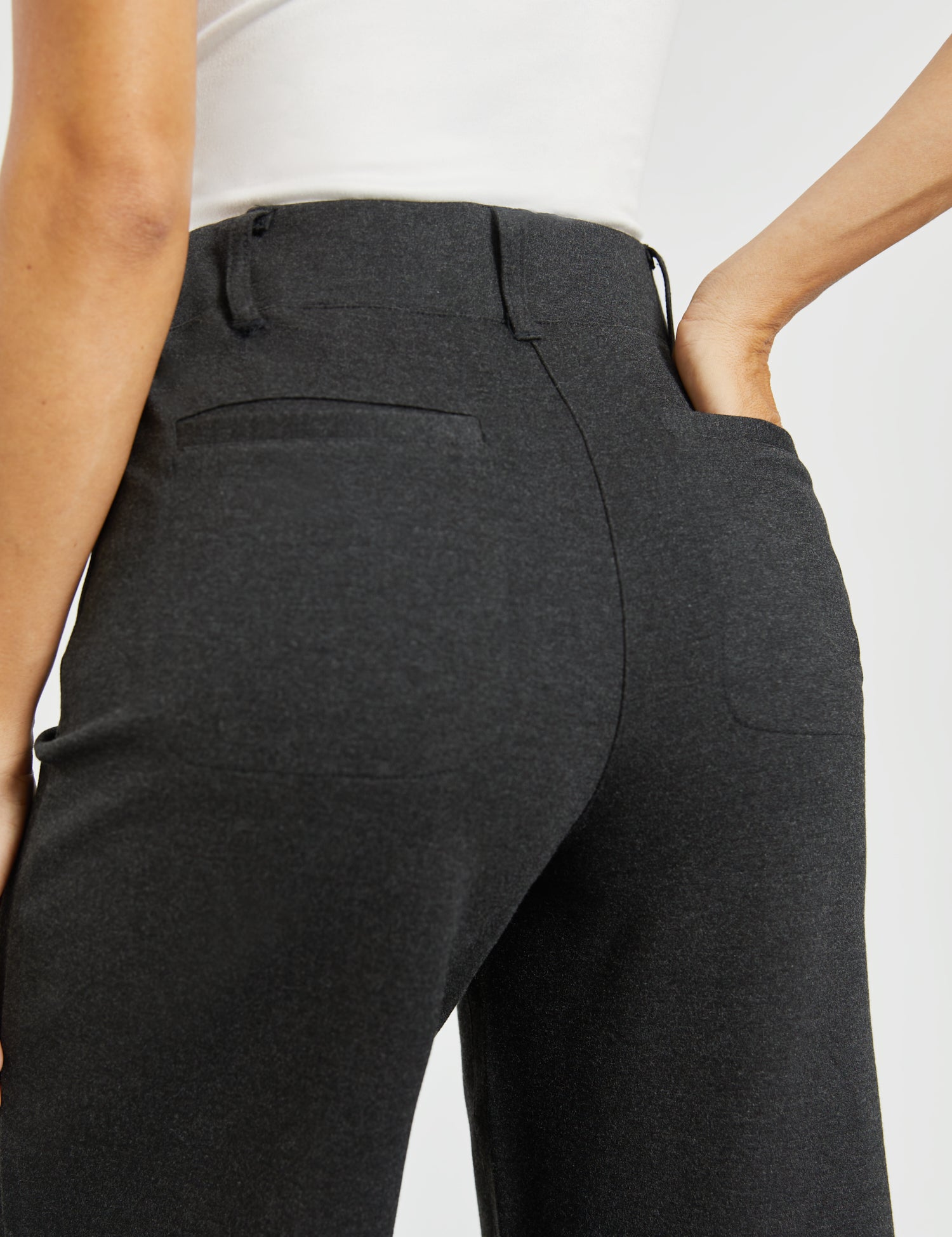 PRESALE ⏰ Two-Pocket DPYP™ Dress Pant Yoga Pant | Wide (Charcoal)
