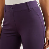 Two-Pocket DPYP™ Dress Pant Yoga Pant | Straight (Aubergine) - Final Sale