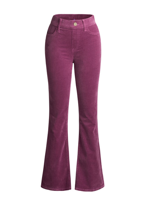 Signature Mid-Rise Corduroy | Bootcut (Aubergine)
