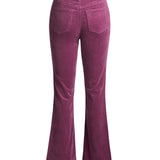 Signature Mid-Rise Corduroy | Bootcut (Aubergine)