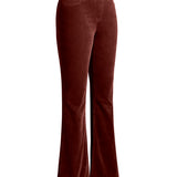 Signature Mid-Rise Corduroy | Bootcut (Burgundy)