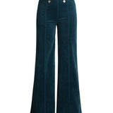 Atlantic Corduroy Pant | Wide (Teal)