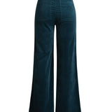Atlantic Corduroy Pant | Wide (Teal)