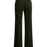Signature Mid-Rise Corduroy | Wide (Olive)