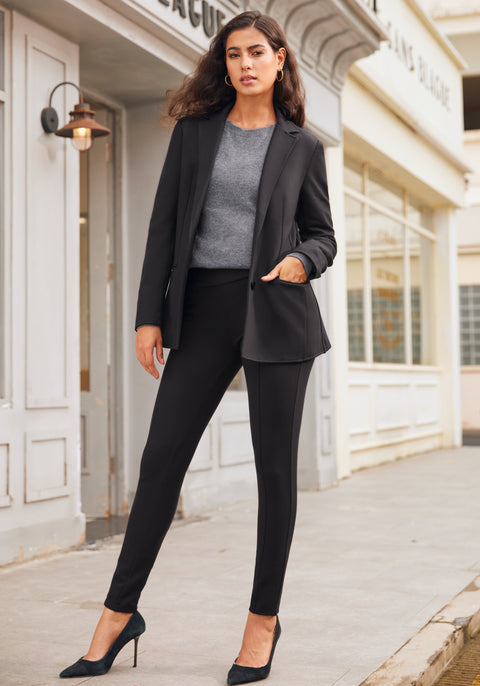 7-Pocket DPYP™ Dress Pant Yoga Pant | Skinny (Black)