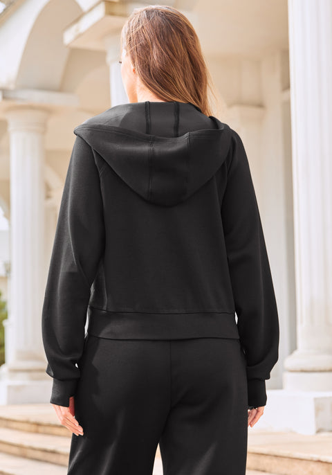 AirFlex Zip Hoodie (Black) - Final Sale
