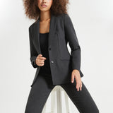 PRESALE ⏰ Classic Blazer | Stretch Ponte (Charcoal)