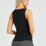 Twist Strap Cowl Neck Top (Black) - Final Sale
