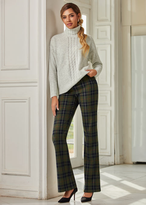 Cable Accent Turtleneck (Heather Ivory) - Final Sale