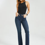 Signature Mid-Rise Denim | Flare (Roma Wash)