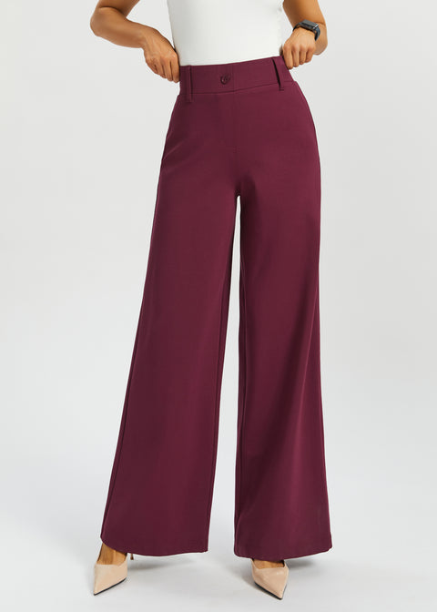 Classic Blazer | Stretch Ponte (Burgundy)