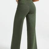 PRESALE ⏰ Classic High-Waist DPYP™ Dress Pant Yoga Pants | Wide (Heather Olive)