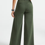 PRESALE ⏰ Classic High-Waist DPYP™ Dress Pant Yoga Pants | Wide (Heather Olive)