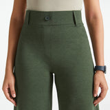 PRESALE ⏰ Classic High-Waist DPYP™ Dress Pant Yoga Pants | Wide (Heather Olive)