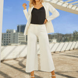 7-Pocket DPYP™ Dress Pant Yoga Pant Crop | Wide (Star White)