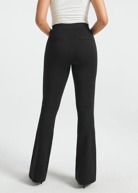 Continental Pocket DPYP™ Dress Pant Yoga Pants | Bootcut (Black)