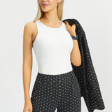 Classic Blazer | Knit Jacquard (Black Ivory Dot) - Final Sale