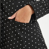 Classic Blazer | Knit Jacquard (Black Ivory Dot) - Final Sale