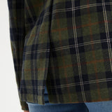 Double Breasted Blazer | Knit Jacquard (Green Plaid) - Final Sale