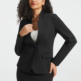 All-Day Blazer | Stretch Ponte (Black)