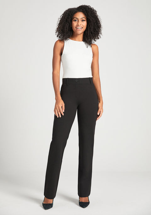 Classic DPYP™ Dress Pant Yoga Pant | Straight (Black)