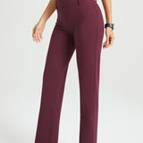 Classic DPYP™ Dress Pant Yoga Pant | Straight (Burgundy)