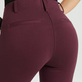 Classic DPYP™ Dress Pant Yoga Pant | Straight (Burgundy)