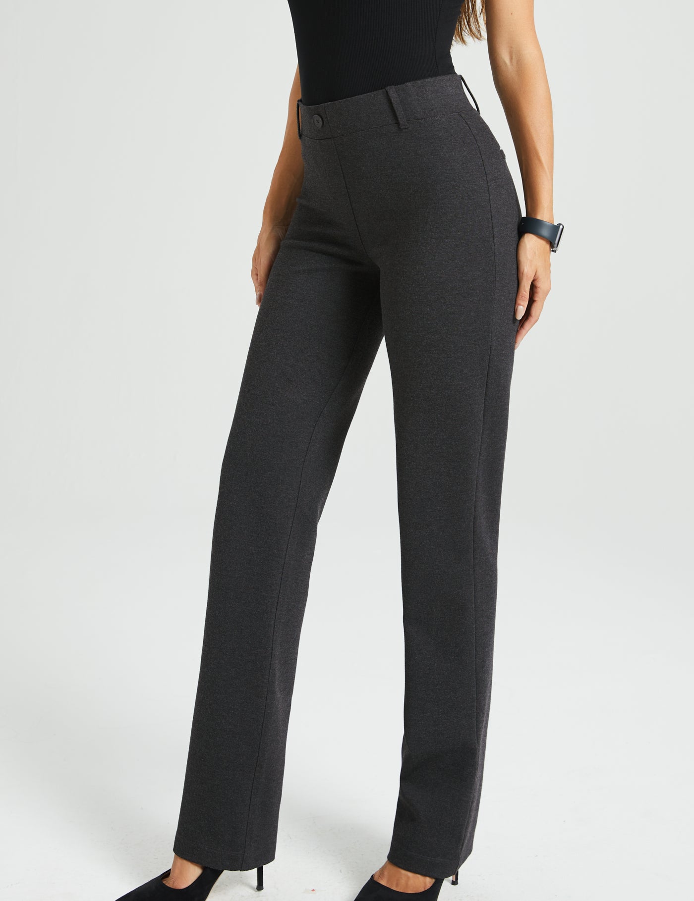 Classic DPYP™ Dress Pant Yoga Pant | Straight (Charcoal)