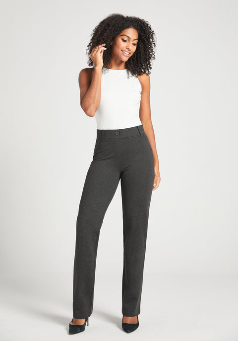 Classic DPYP™ Dress Pant Yoga Pant | Straight (Charcoal)