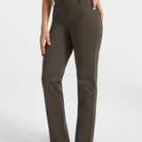 PRESALE ⏰ Classic DPYP™ Dress Pant Yoga Pants | Straight (Heather Brown)