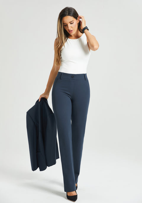Classic DPYP™ Dress Pant Yoga Pant | Straight (Navy)