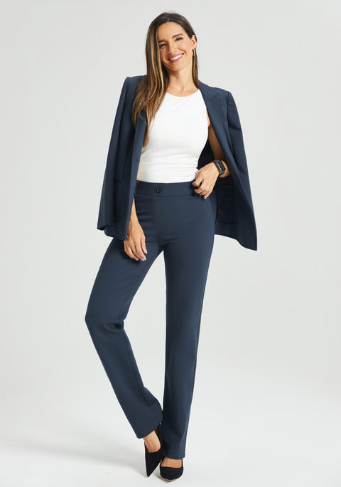Classic DPYP™ Dress Pant Yoga Pant | Straight (Navy)