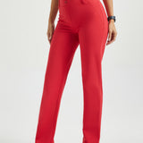 Classic DPYP™ Dress Pant Yoga Pants | Straight (Red)