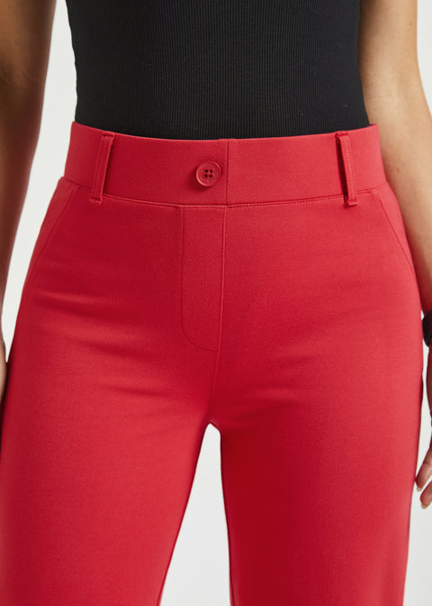 Classic DPYP™ Dress Pant Yoga Pant | Straight (Red)