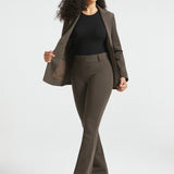 PRESALE ⏰ Classic DPYP™ Dress Pant Yoga Pants | Bootcut (Heather Brown)