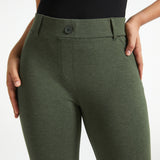 PRESALE ⏰ Classic DPYP™ Dress Pant Yoga Pants | Bootcut (Heather Olive)