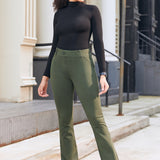 PRESALE ⏰ Classic DPYP™ Dress Pant Yoga Pants | Bootcut (Heather Olive)
