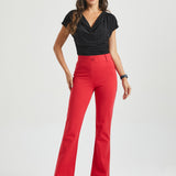 Classic DPYP™ Dress Pant Yoga Pant | Bootcut (Red)