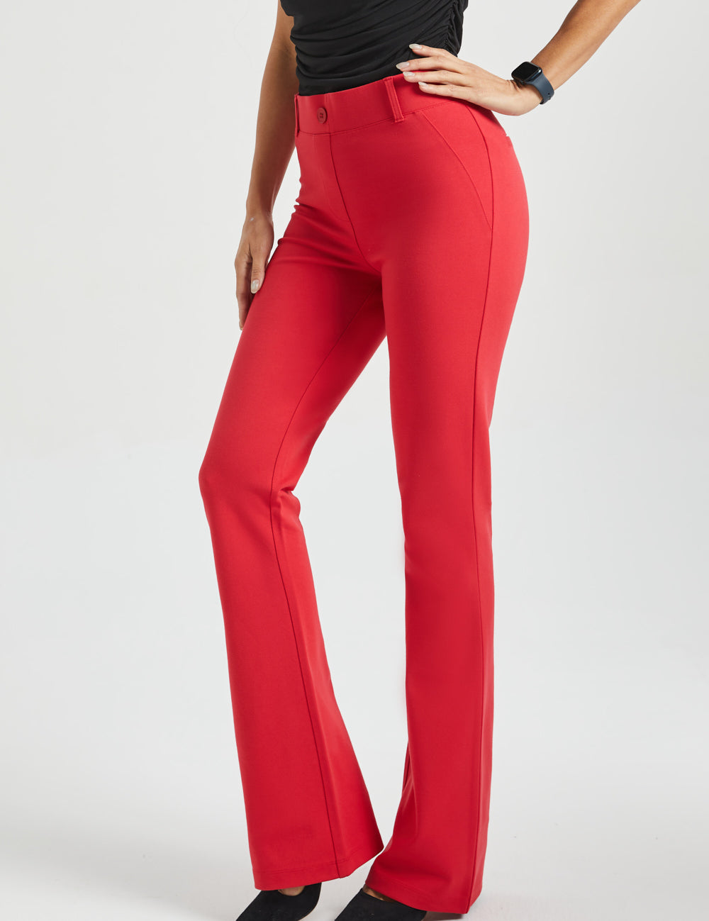 Classic DPYP™ Dress Pant Yoga Pant | Bootcut (Red)